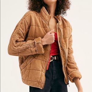 Free people dolman quilted jacket